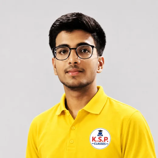 Adarsh Kumar, K.S.P. Classes topper